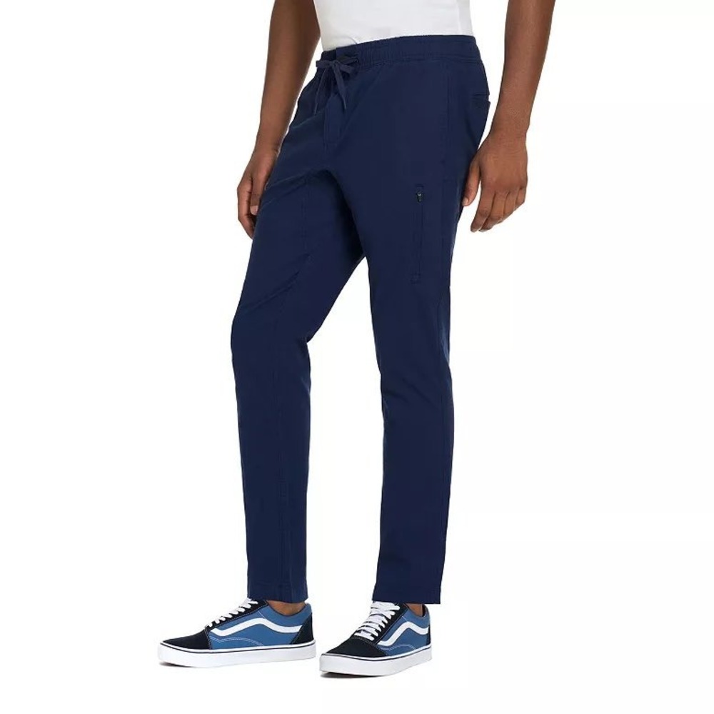 NWT Hurley Explorer Midnight Aqua Ripstop Utility Pants Elastic Waist Drawstring